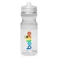 24 Oz. Poly-Clear Bike Contoured Shape Water Bottles