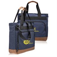 Two-Tone Lyon Polyester Messenger Bags