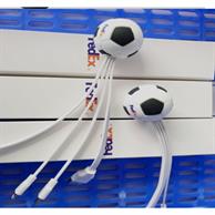 Soccer Style PVC 4-IN-1 USB Adapter