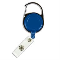Carabineer Transparent Retractable Badge Reel w/ Belt Clip
