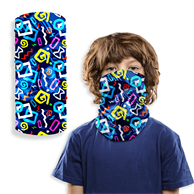 Kids 2-Layer Reusable Kids Face mask Full Color Bandana