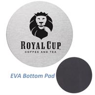 Round Slate Coasters w/ Custom Imprint & EVA Bottom Pad
