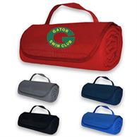 Roll Up Picnic Blanket w/ Easy carry handle 47" X 53"