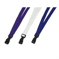 3/8 Inch Flat Blank Lanyards With Plastic Attachment