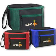Lunch Bags - Aluminum Foil Insulated Lunch Bag W/ Zip Pocket