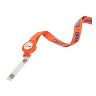 1/2" Polyester Lanyard With Retractable Reel Combo