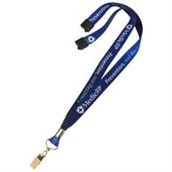 Usa Made Full Color Sublimation Lanyards With Safety Breakaway
