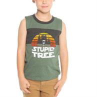 Kids Round Neck Sleeveless T-Shirt W/ Full Color Sublimation