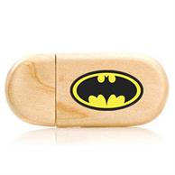 Round Wooden Usb Drives - 256Mb